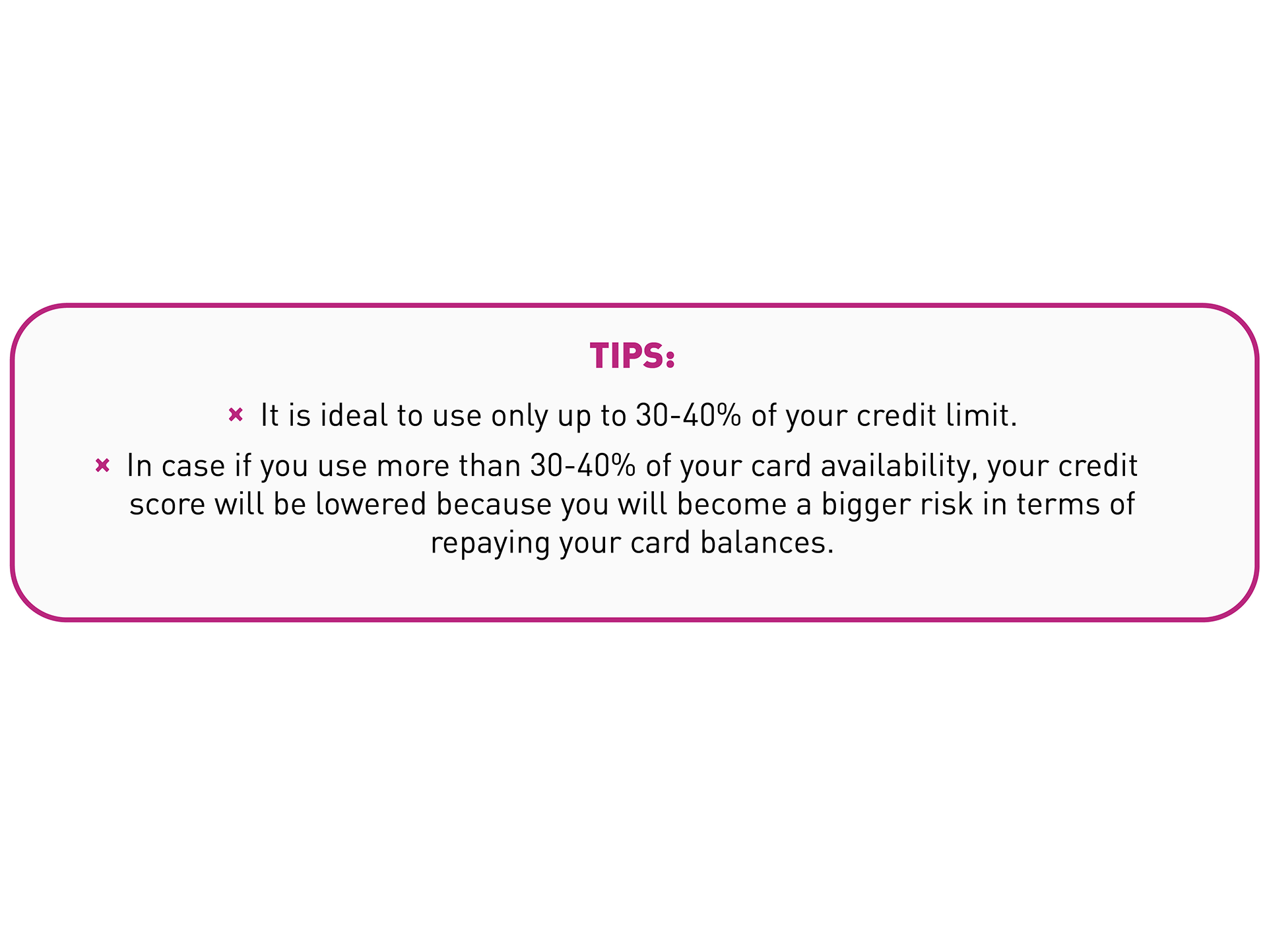 Tips for using Credit Card