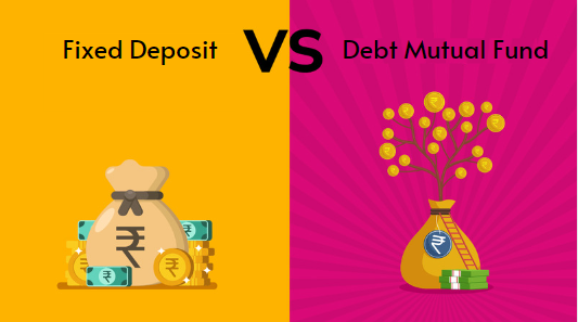 debt mutual funds vs fixed deposits