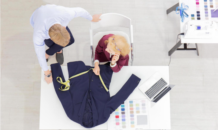 Altering dresses as practical small manufacturing business from home for tailors