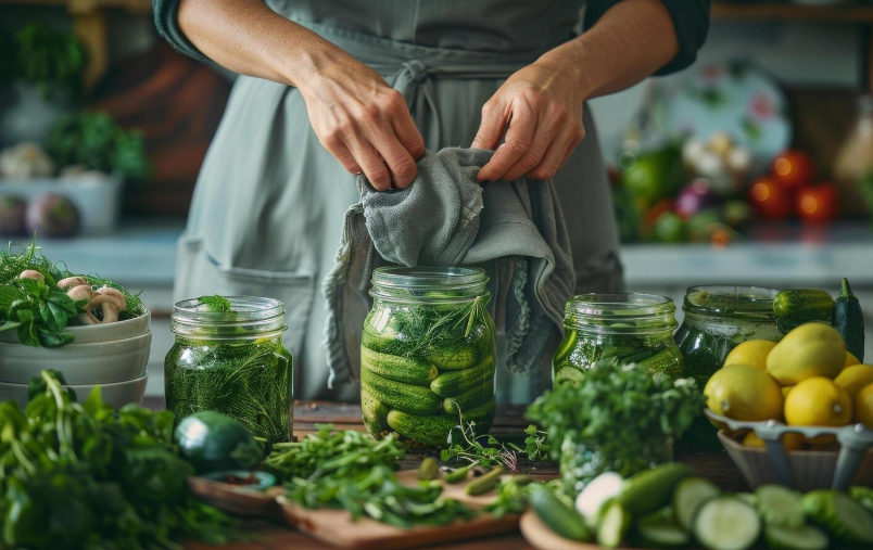 Homemade pickles as traditional small manufacturing business from home in food segment