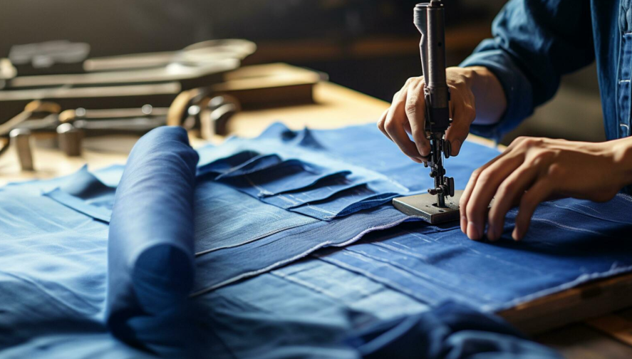 Sewing kurtas and tops as small manufacturing business from home with basic tools