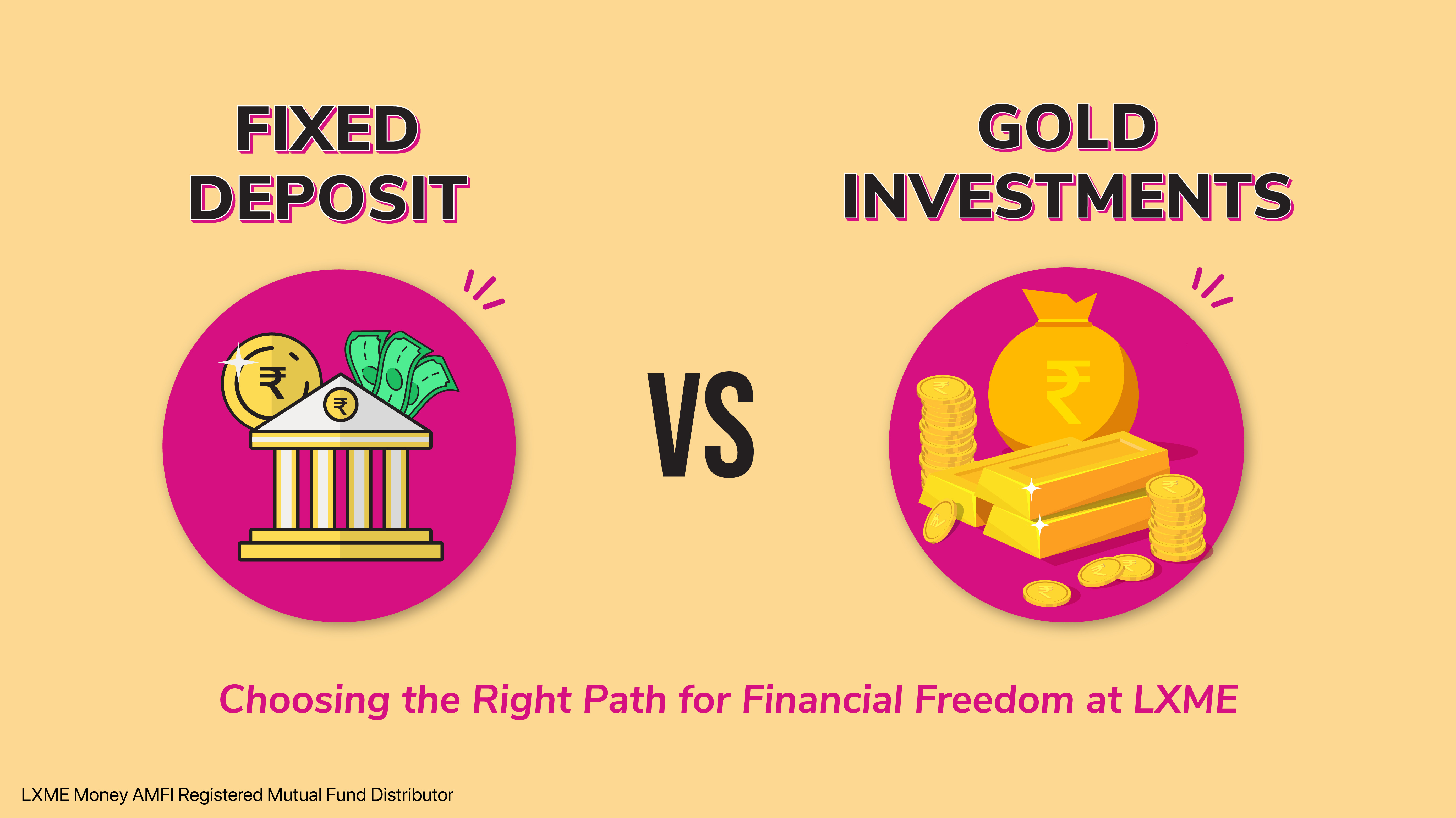 fixed deposit vs gold investment