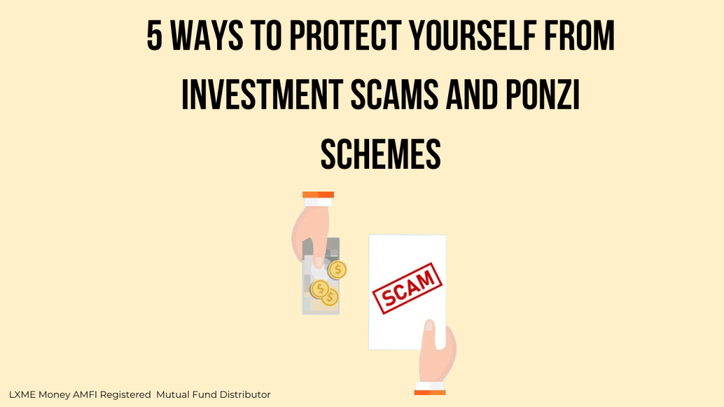 How to Protect Yourself from Ponzi Scheme