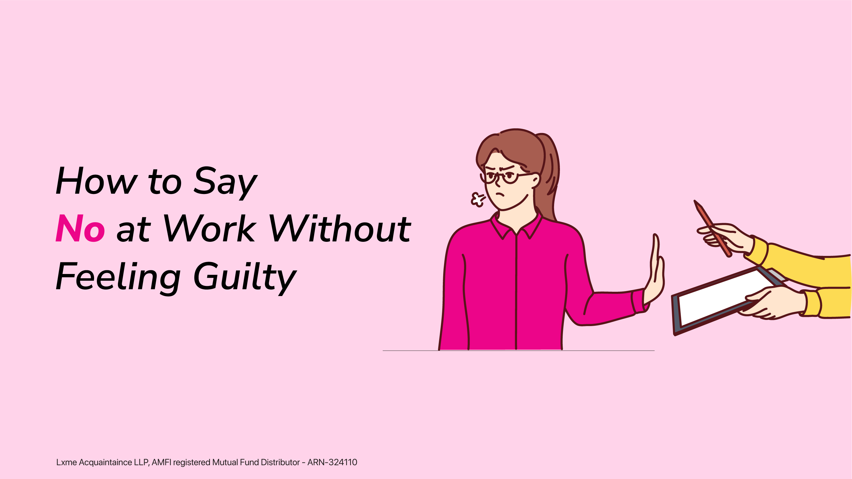 How to say NO in the workplace